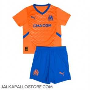 Olympique de Marseille Kolmaspaita Lapsille 2024-25 Lyhythihainen (+ shortsit)